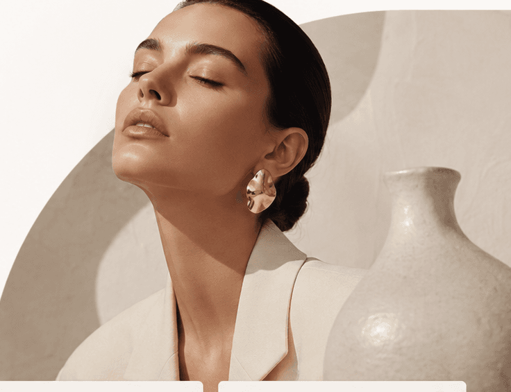 Премиальный beauty-визуал для сайта системы заявок